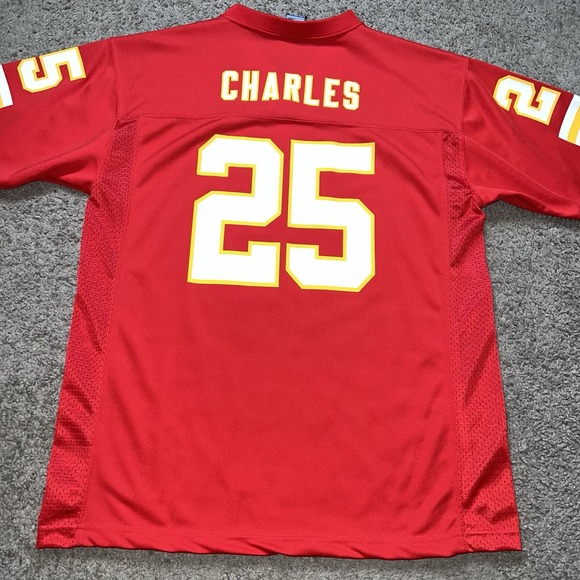 Jamaal Charles #25 Kansas City Chiefs NFL Team Apparel Jersey Youth XL - Picture 3 of 5